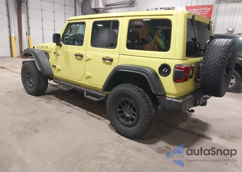 2022 Jeep Wrangler Unlimited High Tide 4X4 z USA, uszkodzony, nr VIN 1C4HJXDG9NW243097